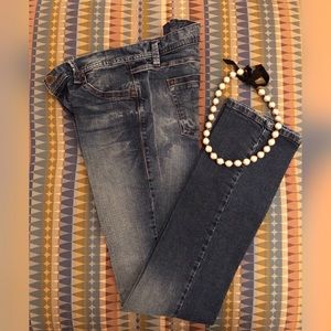 BENETTON Straight-Leg Slim-Fit Italian Jeans Sz 30